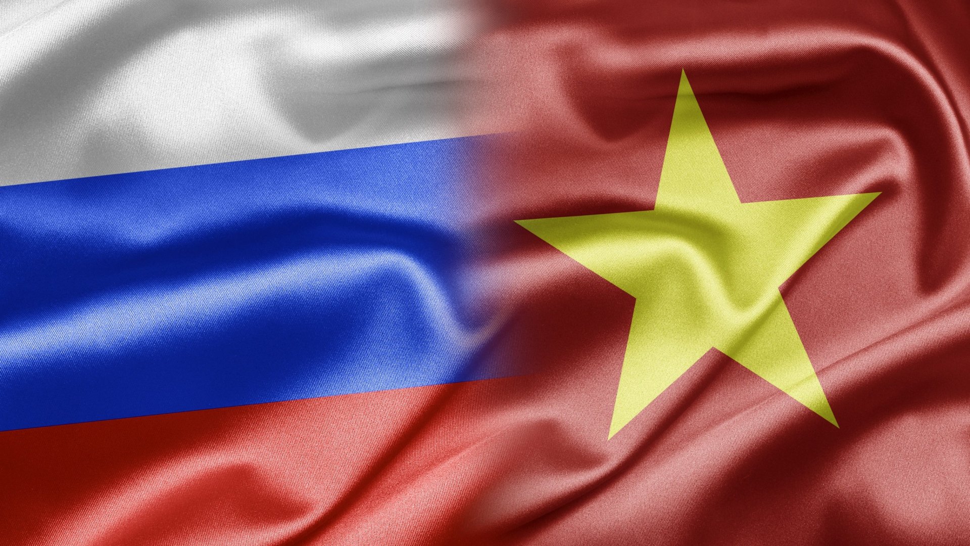 Флаг вьетнама и россии